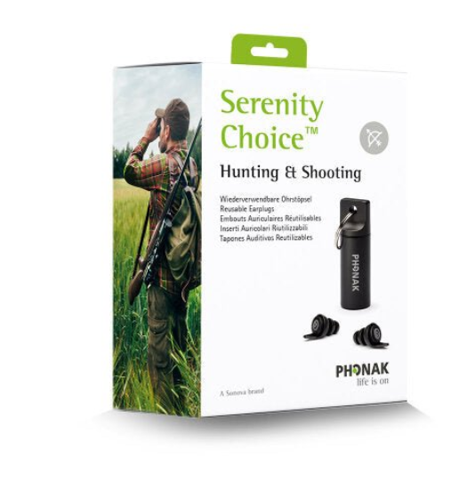 Phonak Serenity Choice Hunting & Shooting Reusable Earplugs
