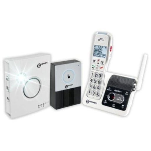 Geemarc AmpliDECT 595 Ultra Low Energy Amplified Cordless Phone with Ringer and Doorbell - Accessories4hearingaids